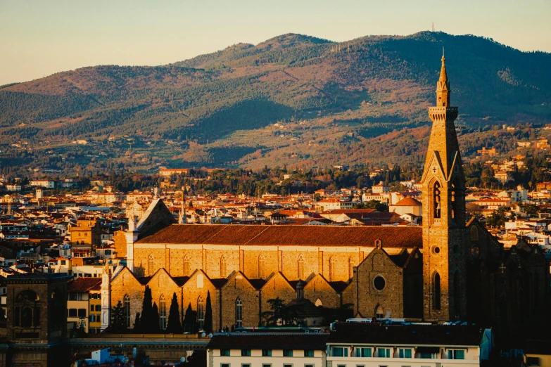 view of city with hills in the distance