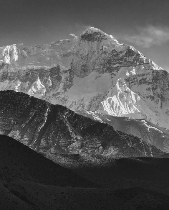 the mountains of colorado are very beautiful in black and white