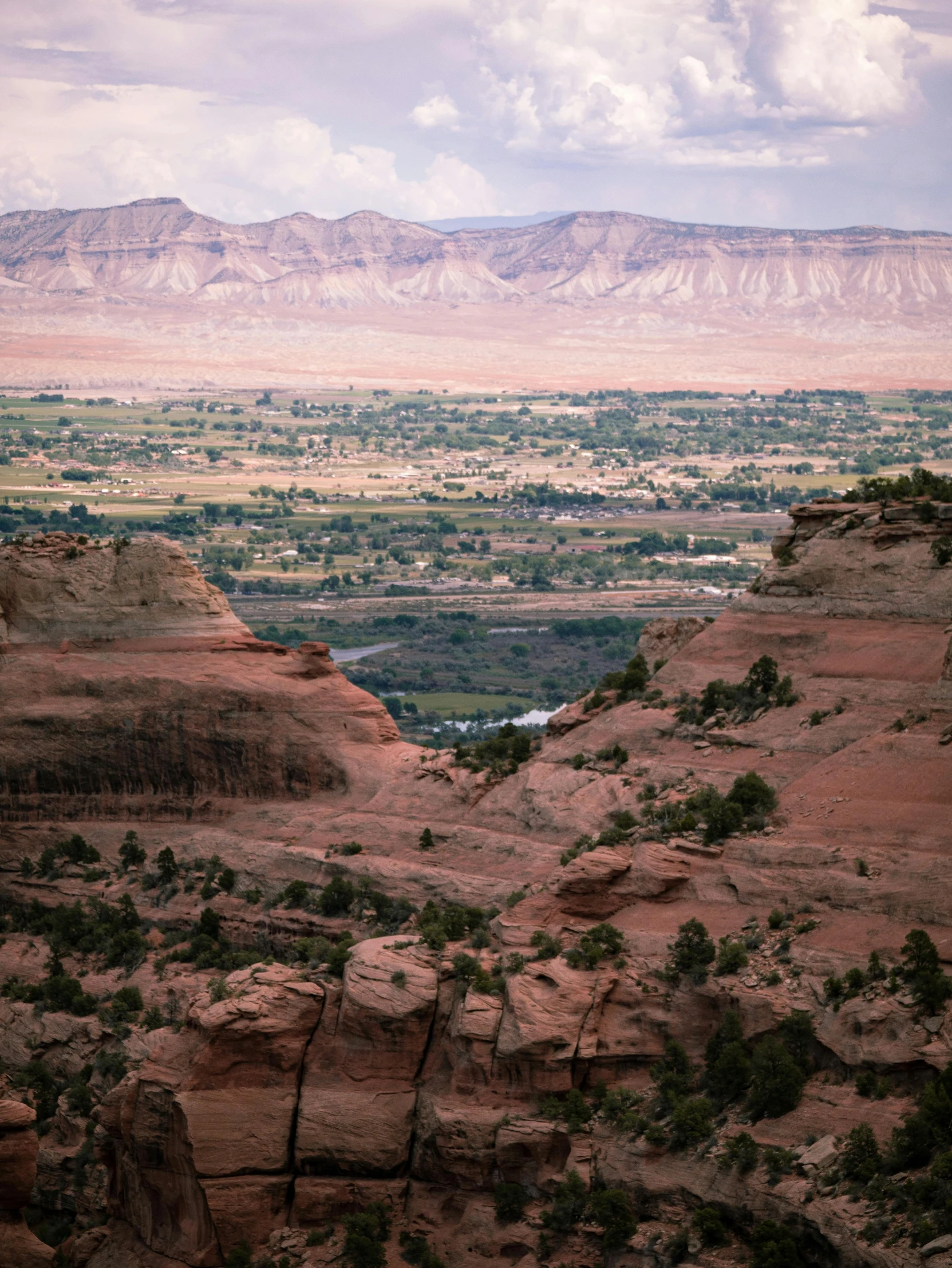 there is a picture taken from the top of a hill