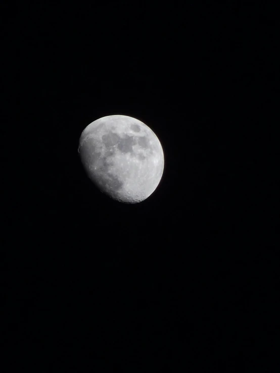 the full moon shines in the dark sky