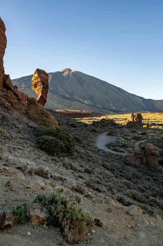 an image of a desert scene with rocks