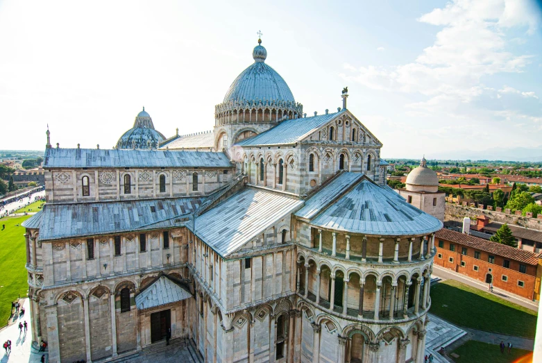 a large cathedral is shown with many spires