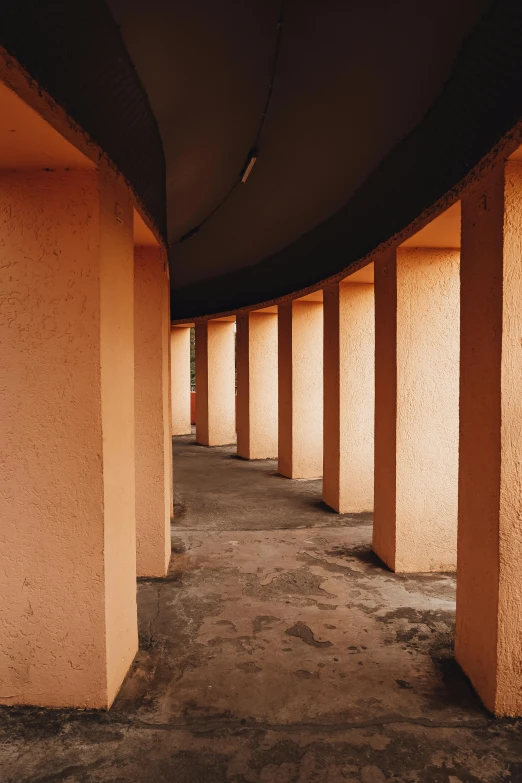 an open area covered in cement with lots of room