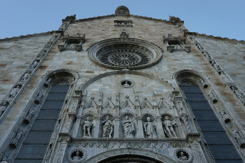 an ancient building with a large stone door