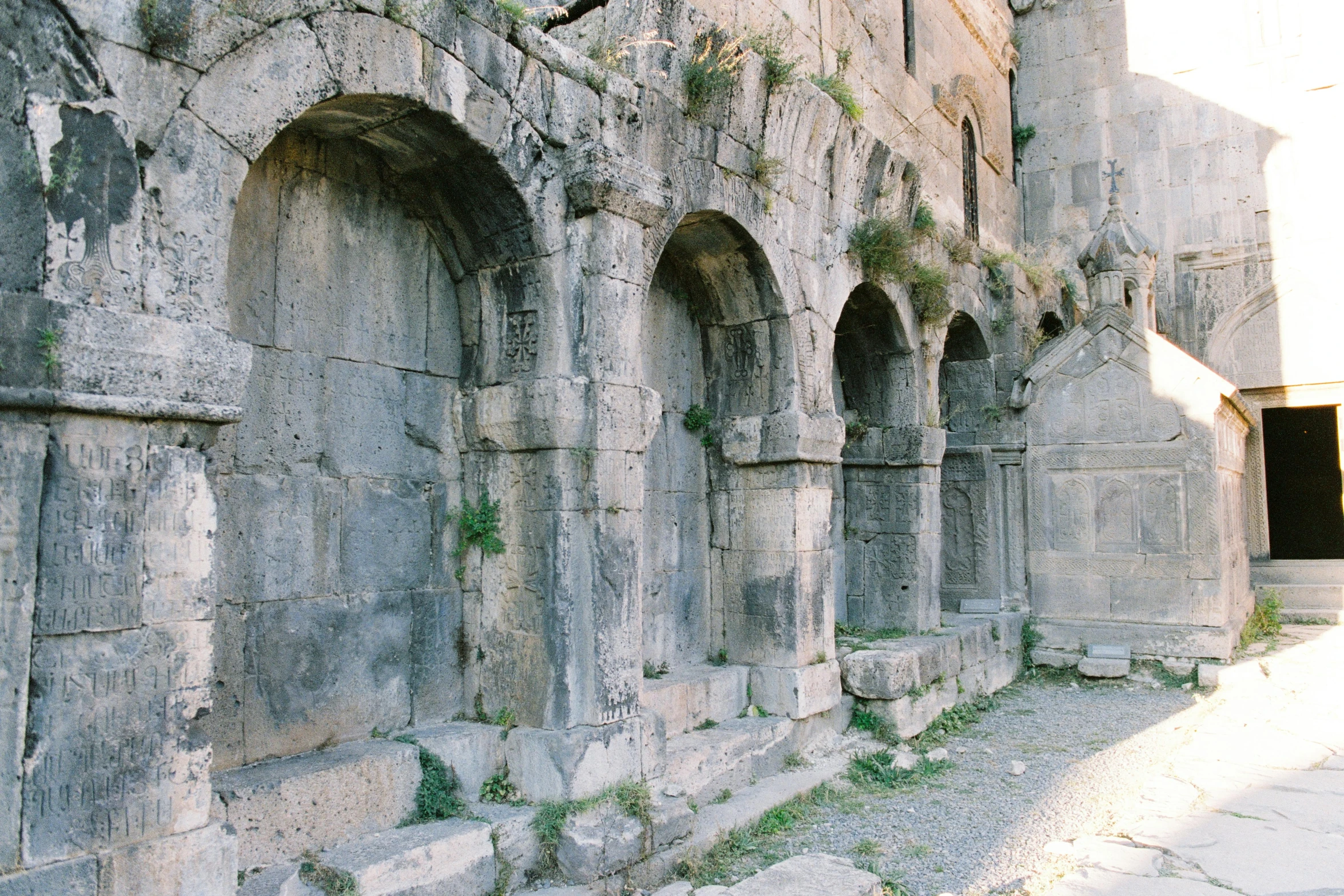 the building has several small windows on each side