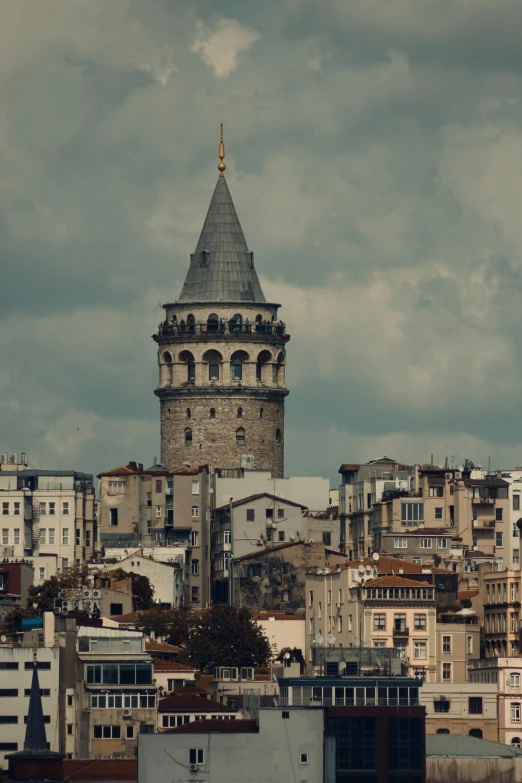 a large old style building with a massive spire near the top