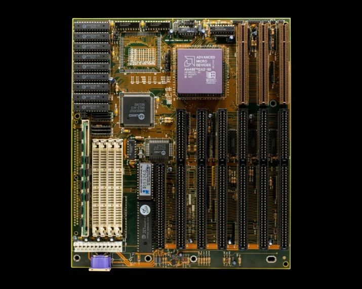 this is a computer mother board from a very old machine