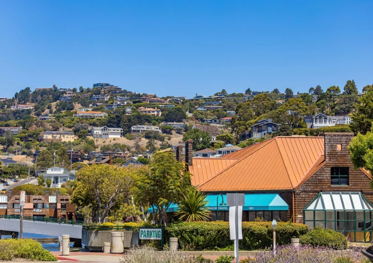 a hillside that has a very scenic view