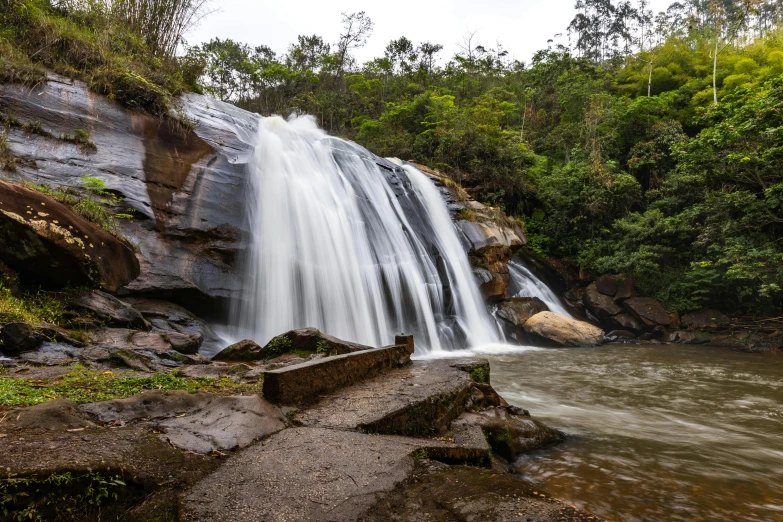 a waterfall with a bunch of water coming out of it