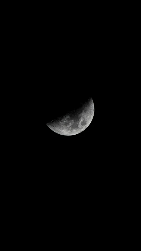 the moon during a eclipse in the night sky