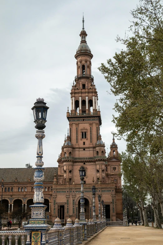 a tall building with a clock tower on top of it