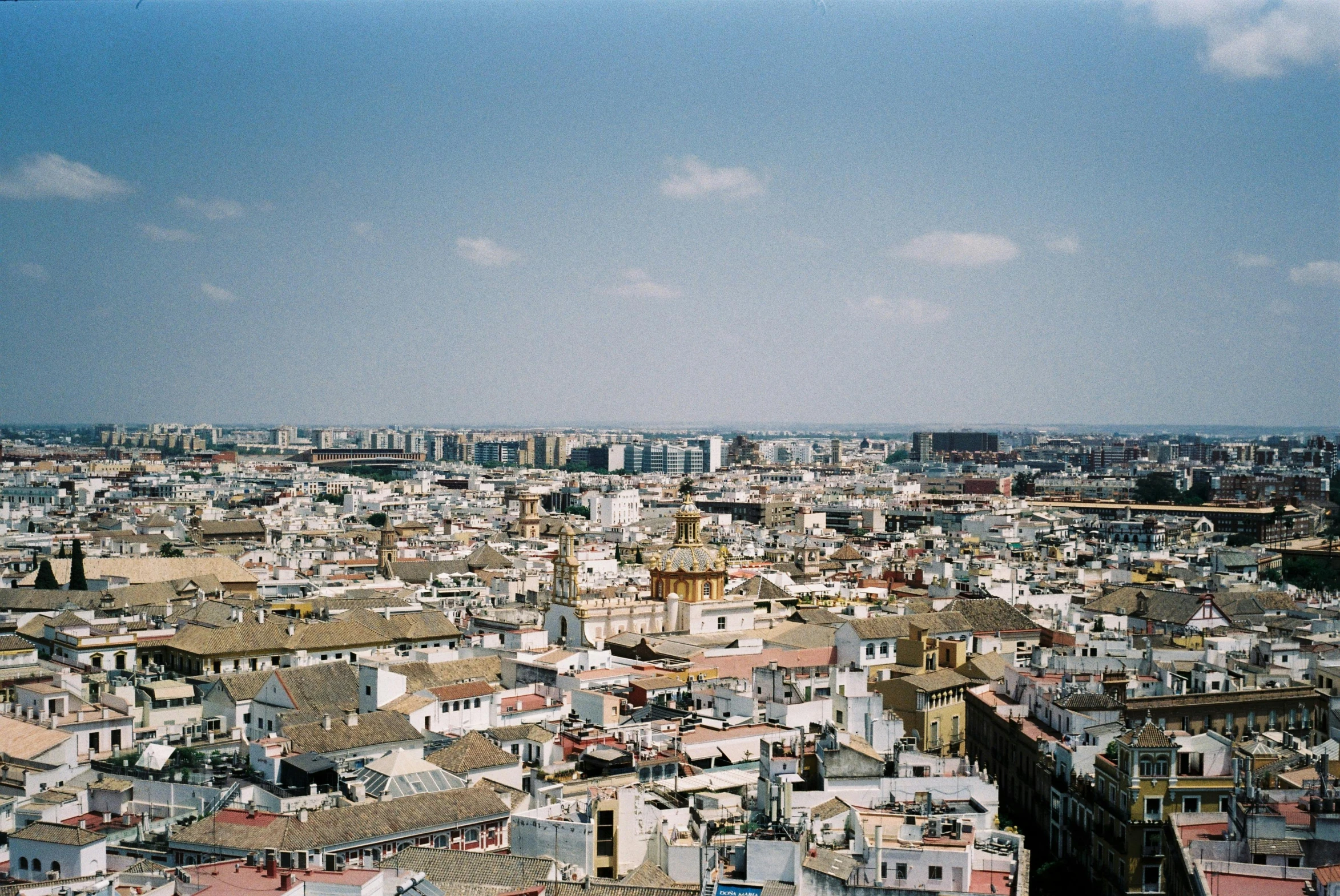 an aerial view of the cityscape of barcelona