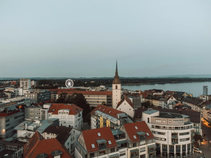 a view of an old city from the top of a tower