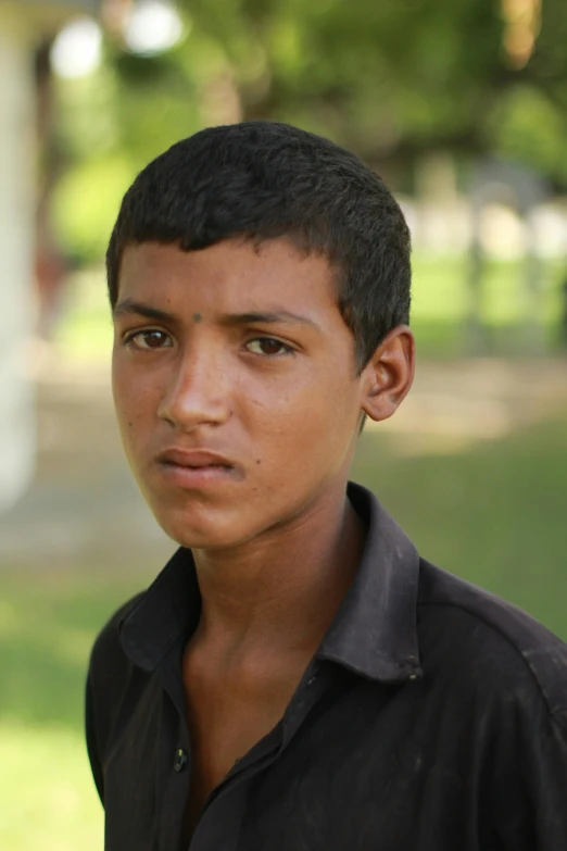 a close up of a person wearing a shirt