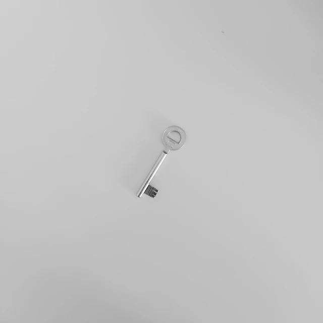 a picture of a black and white po of a bottle opener