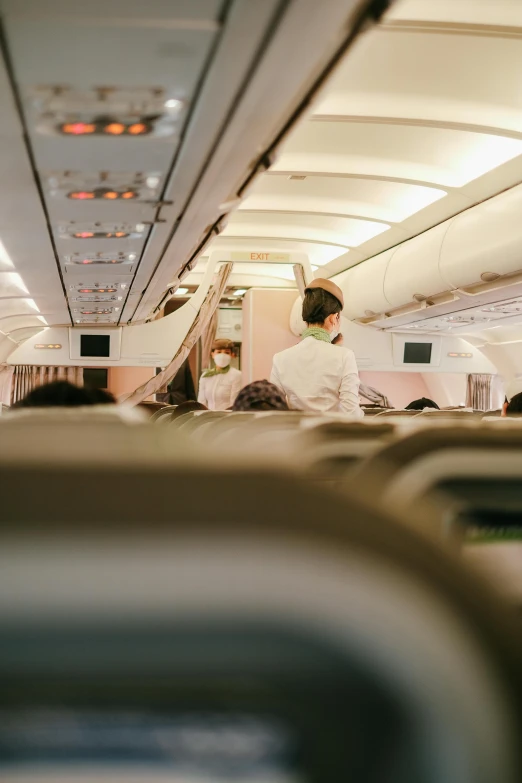 this is an airplane with a chef on the plane