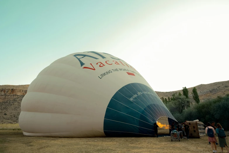there is a large inflatable type of aircraft