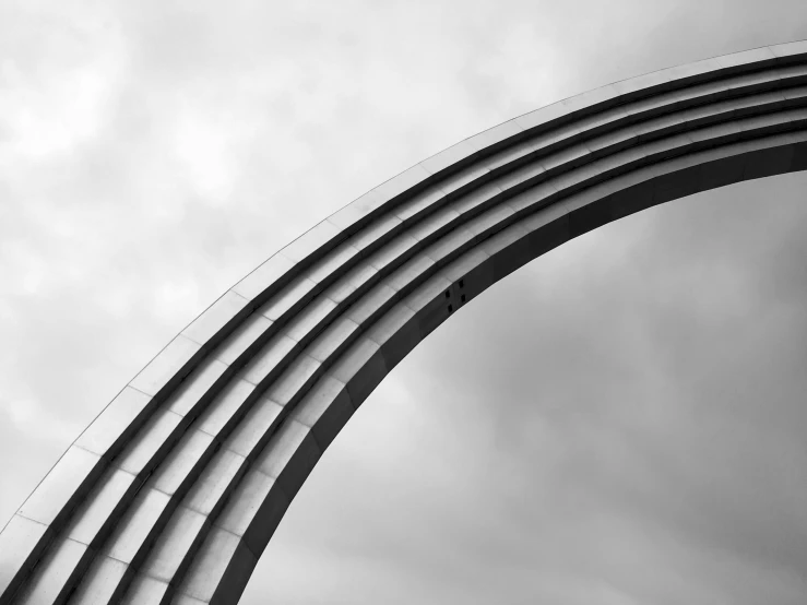 a curved black and white po of the entrance to the united states capitol building