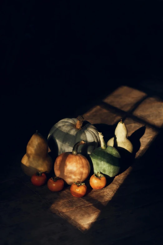 a bunch of fruit sitting on top of a table