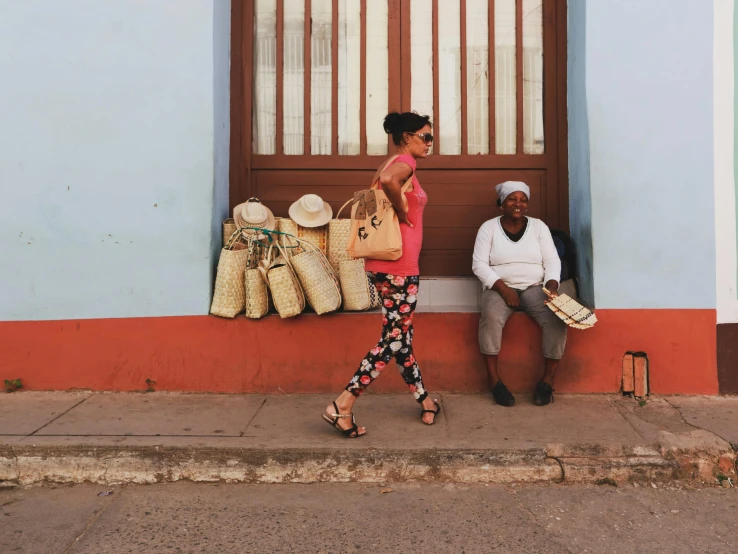 the woman is waiting for her husband to arrive