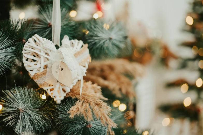 an ornament made to look like a tree