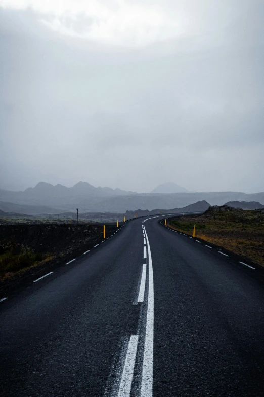 there is an empty road on this island