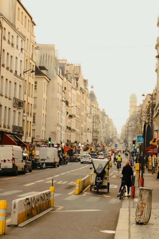 this is an urban area with many pedestrians