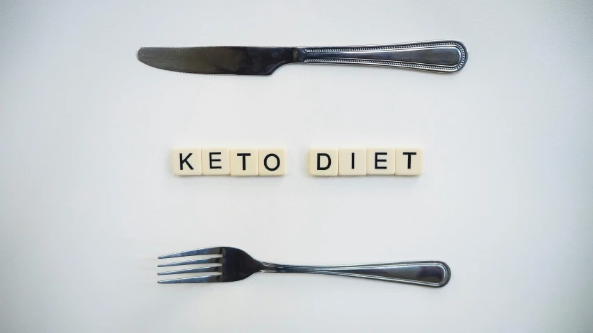 the word keto diet spelled with blocks spelling it out