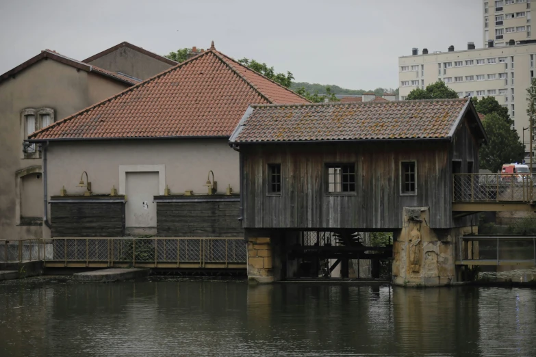 this old building on the river is located