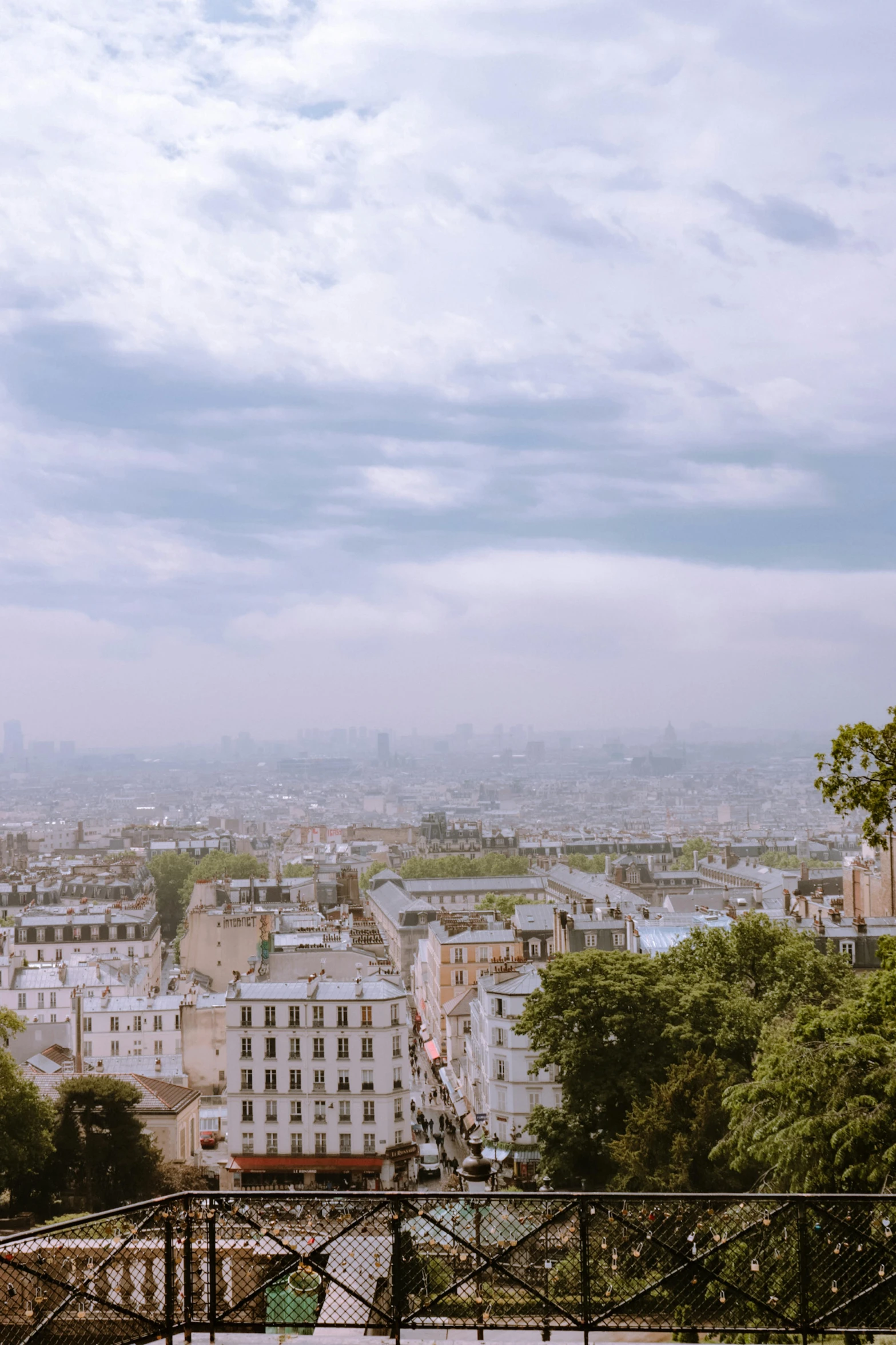 a scenic po of a city from the top of a hill