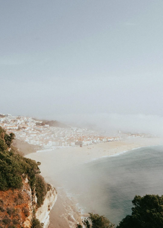 a long exposure po of water that looks like it has some kind of fog