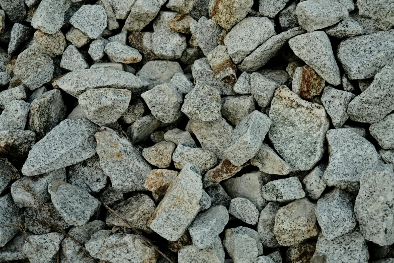 this is a pile of gray granite