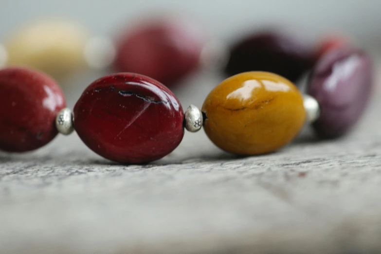 there are three wooden bead together on the floor