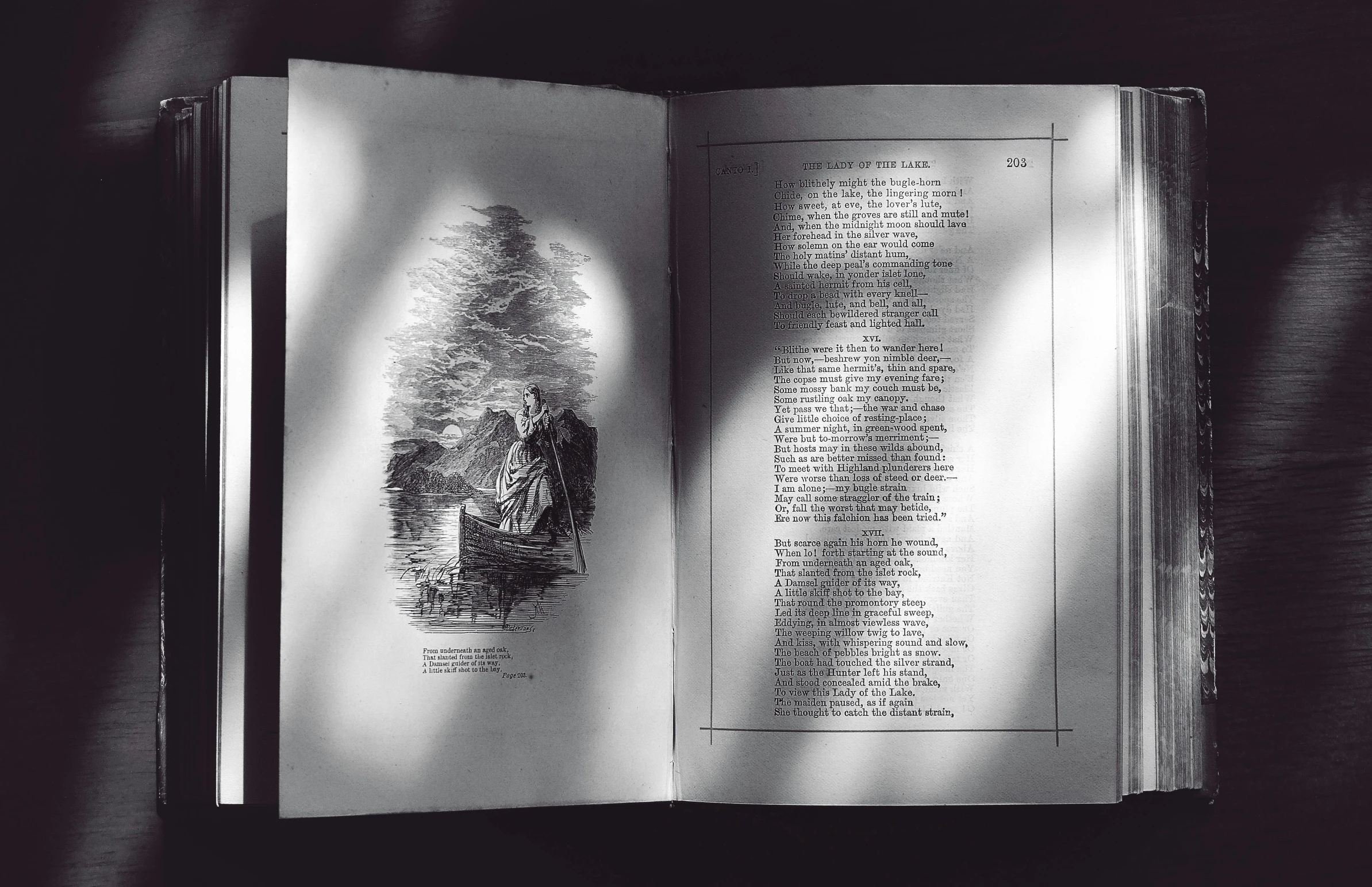 a black and white po of the pages of a book