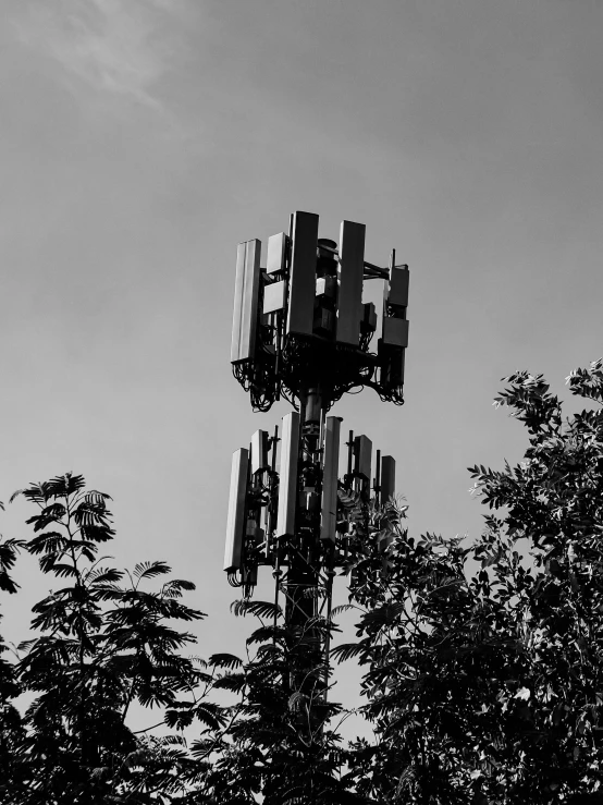 black and white pograph of a clock tower