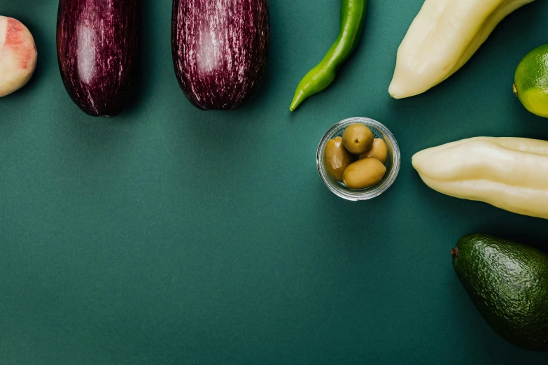 a group of vegetables that are next to each other