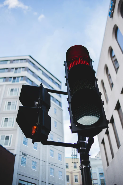 a close up s of a traffic light