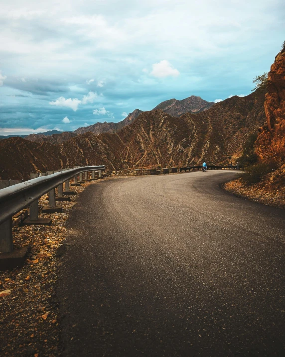 the road is very long and very empty