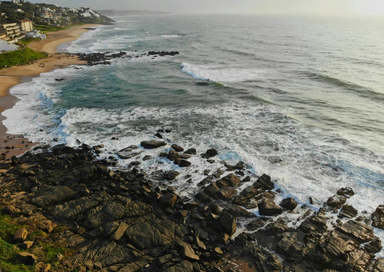 an image of a ocean view taken from a bird eye perspective