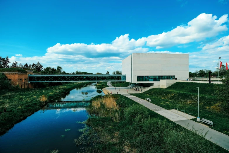 the building looks like it could have been designed by walter kulbenberg