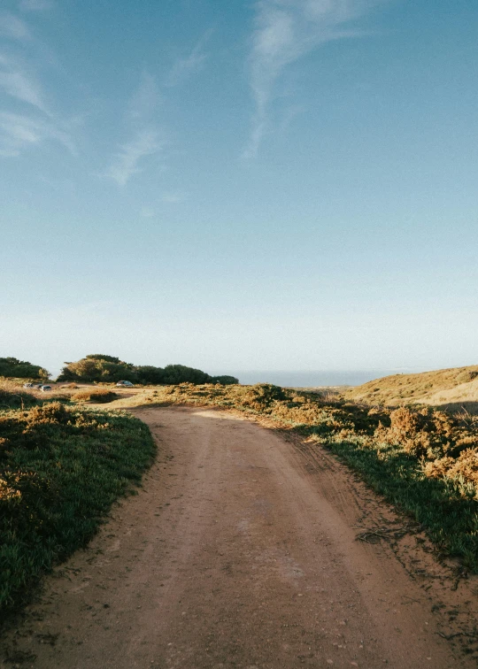 the road on the left has a very narrow trail