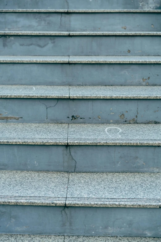 the steps outside are made from stone