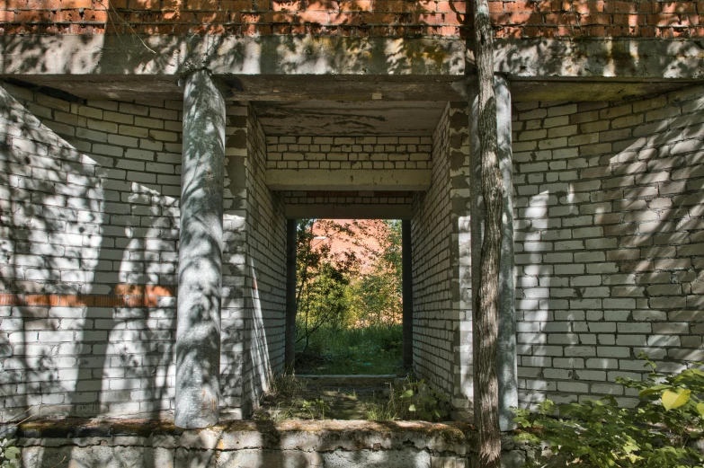 there is an image of a very empty building