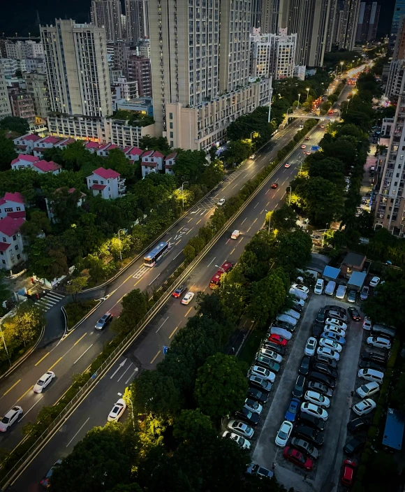 a po taken from a very tall building