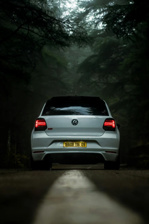 an image of a car parked on the road