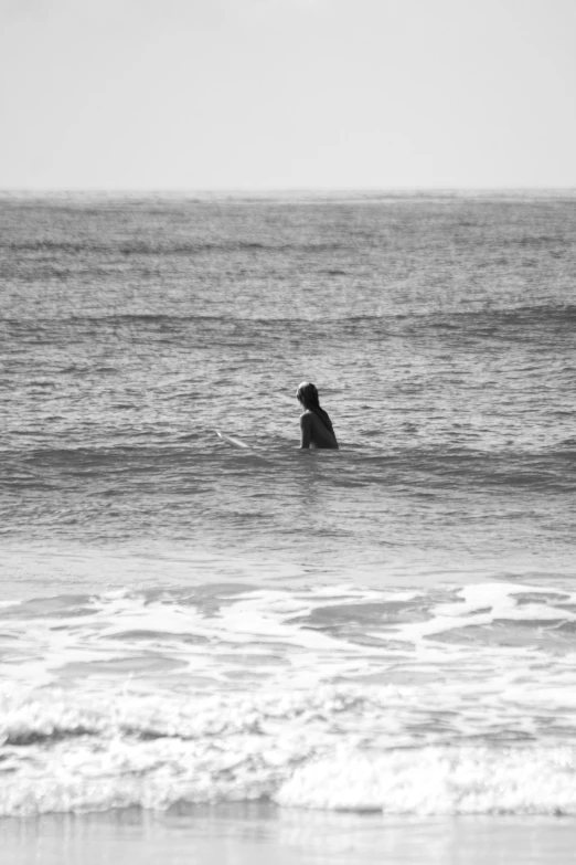 a dog sitting on top of a surfboard in the ocean