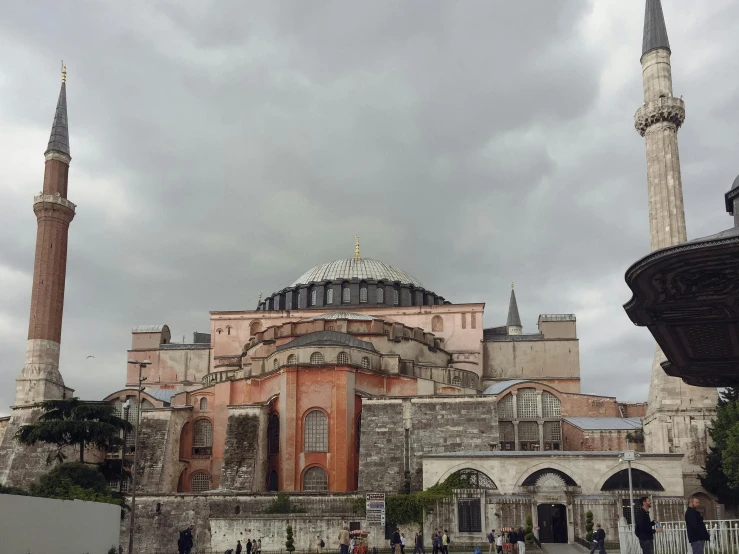 an older structure with a very large clock on top