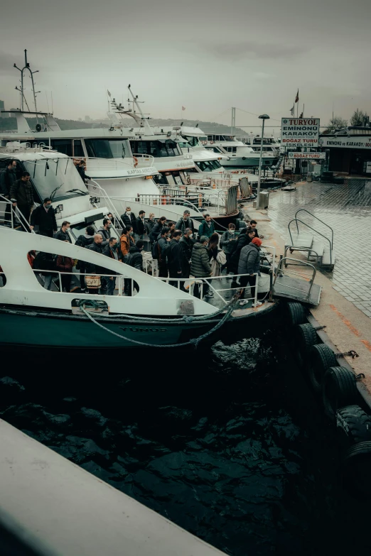 a large group of boats in a harbor