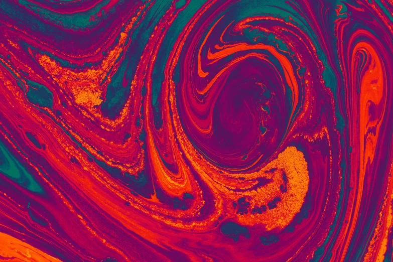 a multicolored image of colorful swirled paint