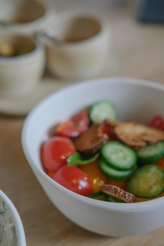 a closeup po of various types of vegetables in a bowl